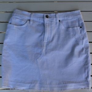 Sanctuary white denim skirt